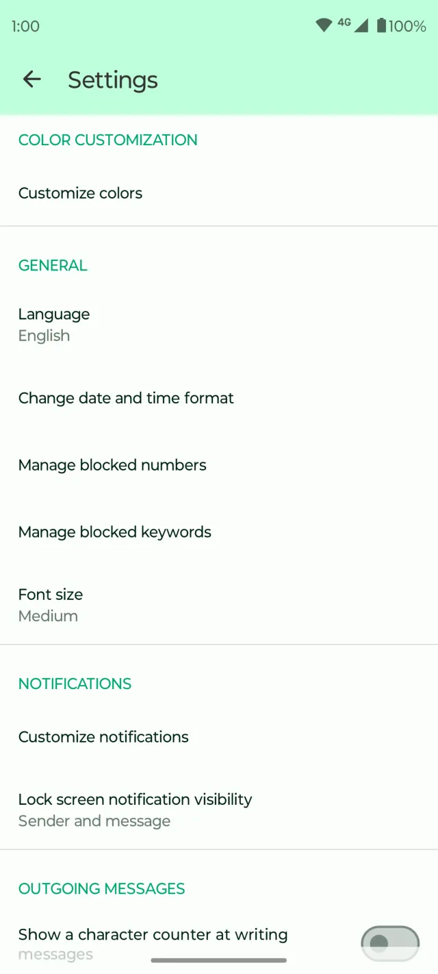 Fossify Messages - Screen 5