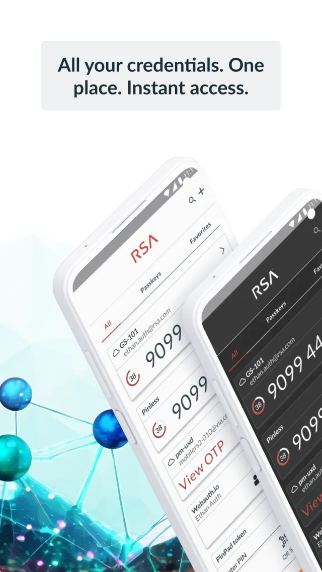 RSA Authenticator (SecurID) - Screen 1