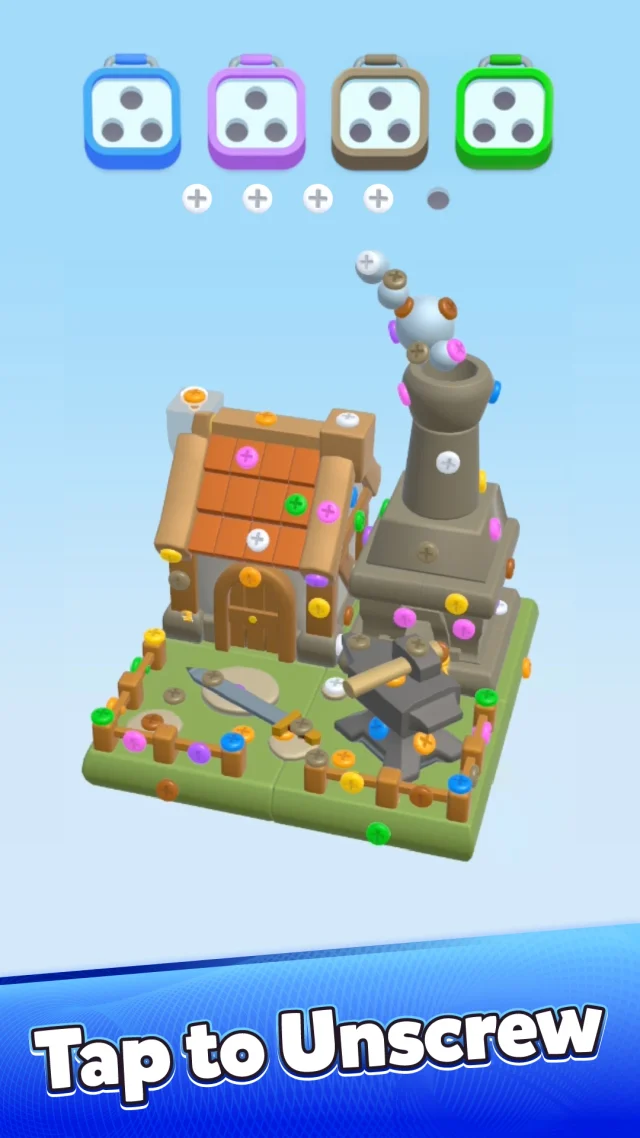 Screw Out 3D: Nut Sort Jam - Screen 8