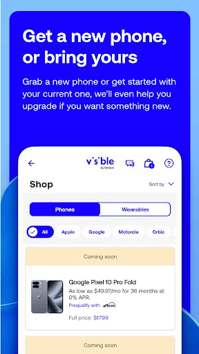 Visible mobile - Screen 2
