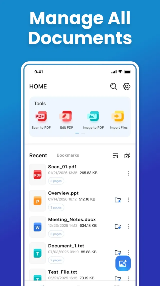 PDF Spark - Reader & Editor - Screen 1