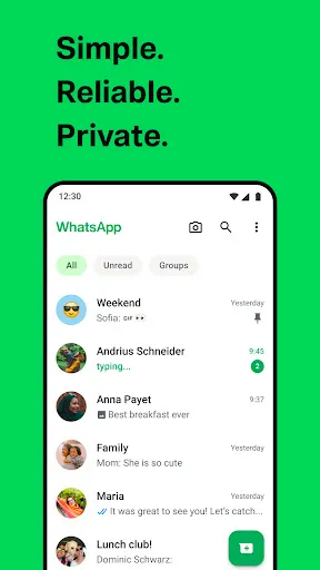 WhatsApp Messenger - Screen 1