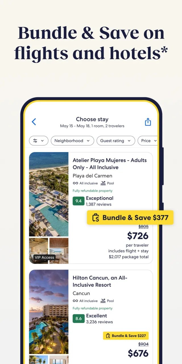 Expedia: Hotels, Flights, Cars - Screen 2