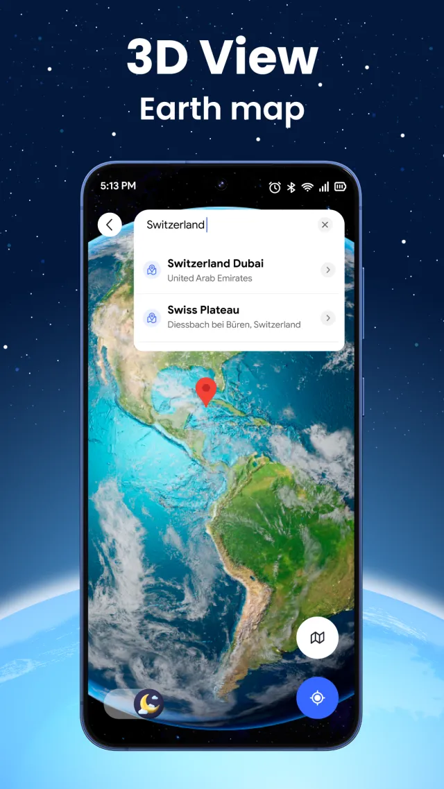 Live World Map: Satellite View - Screen 4