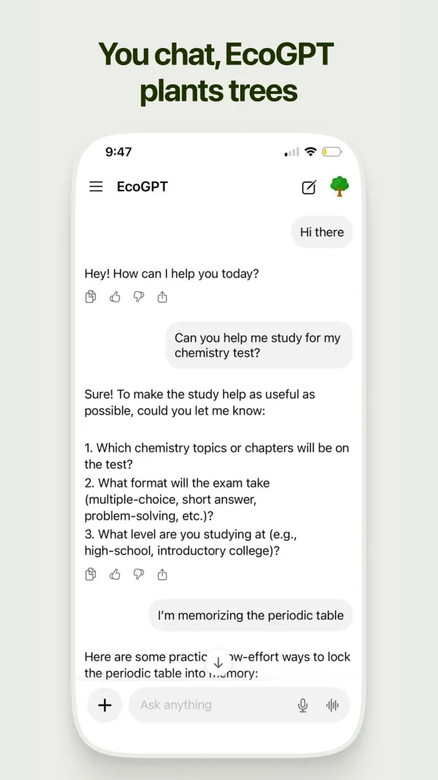 EcoGPT - Regenerative AI - Screen 5