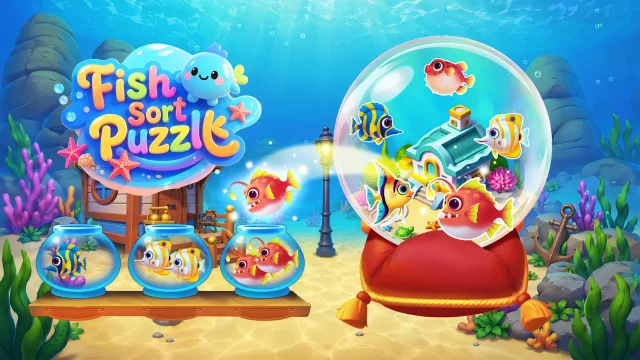 Fish Sort Puzzle: Fish Games - Screen 1