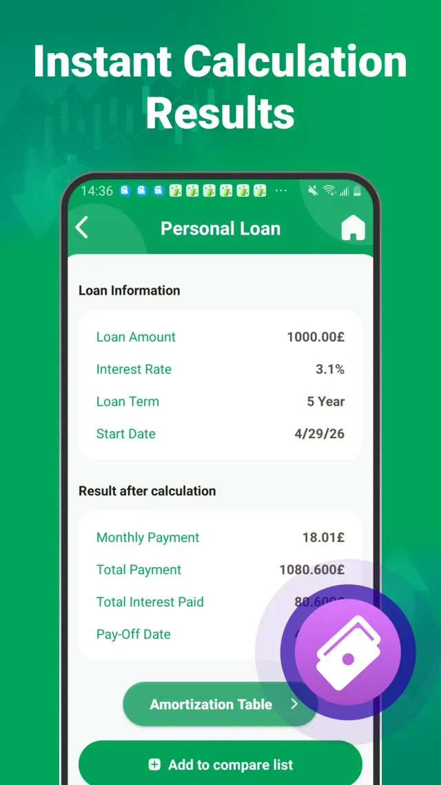 Loan Calc Hub - Screen 3