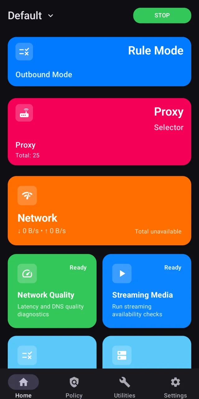 Stash - Rule Based Proxy - Screen 1