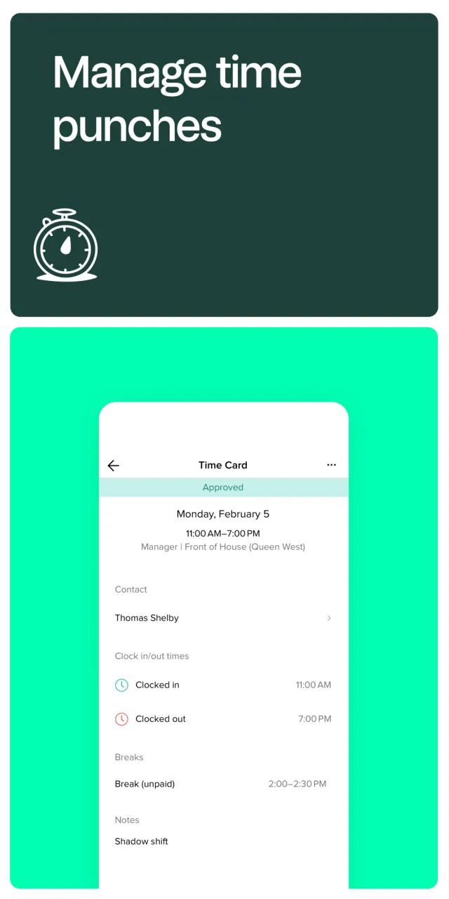 7shifts: Employee Scheduling - Screen 3