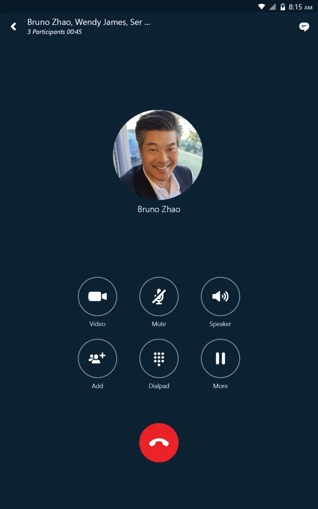 Skype for Business for Android - Screen 7