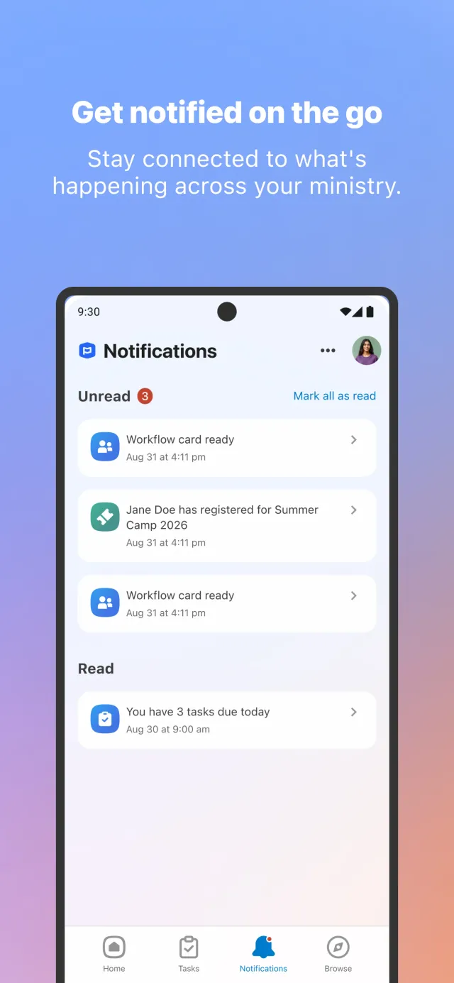 Planning Center - Screen 3