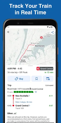 MTA TrainTime - Screen 3