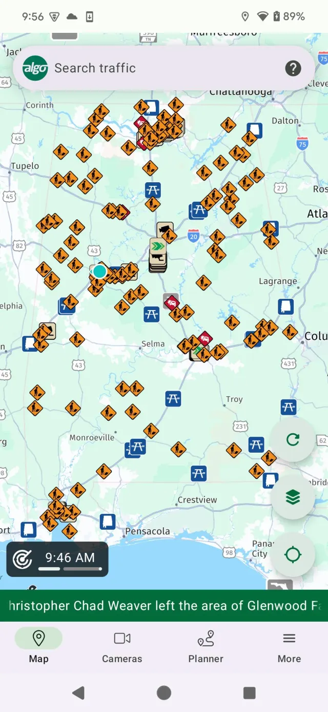 ALGO Traffic - Screen 1
