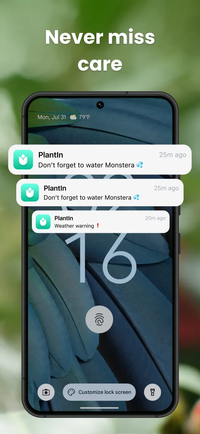 PlantIn Plant Identifier, Care - Screen 7