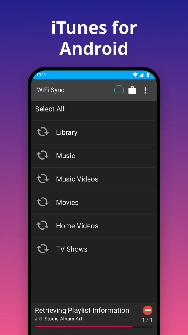 iSyncr: iTunes to Android - Screen 5