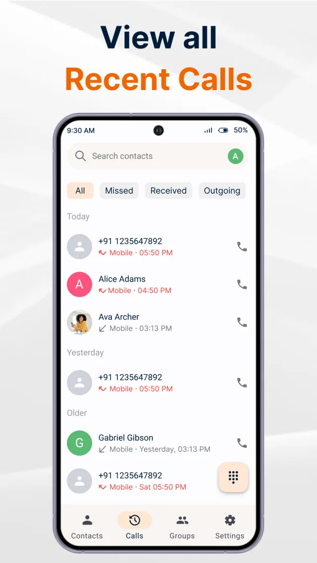 Contacts 2026 - Screen 2