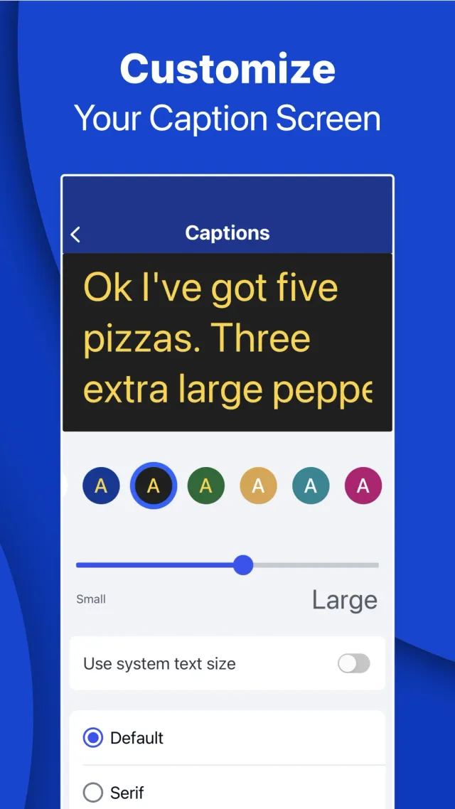 InnoCaption Live Call Captions - Screen 6