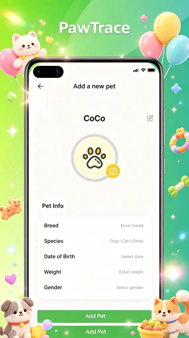PawTrace - Screen 2