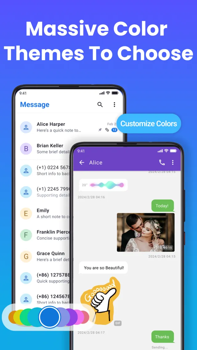 Messages: Text SMS Home App - Screen 8