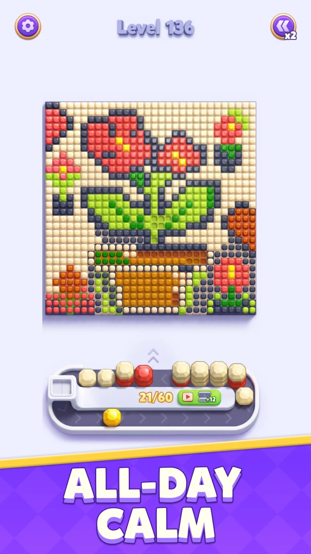 Jewel Loop - Coloring Sort - Screen 5