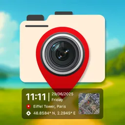 MeShot: GPS Camera & Geo Stamp icon