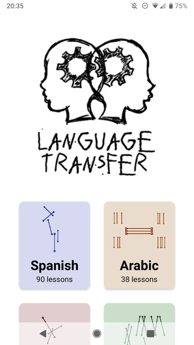 Language Transfer - Screen 1