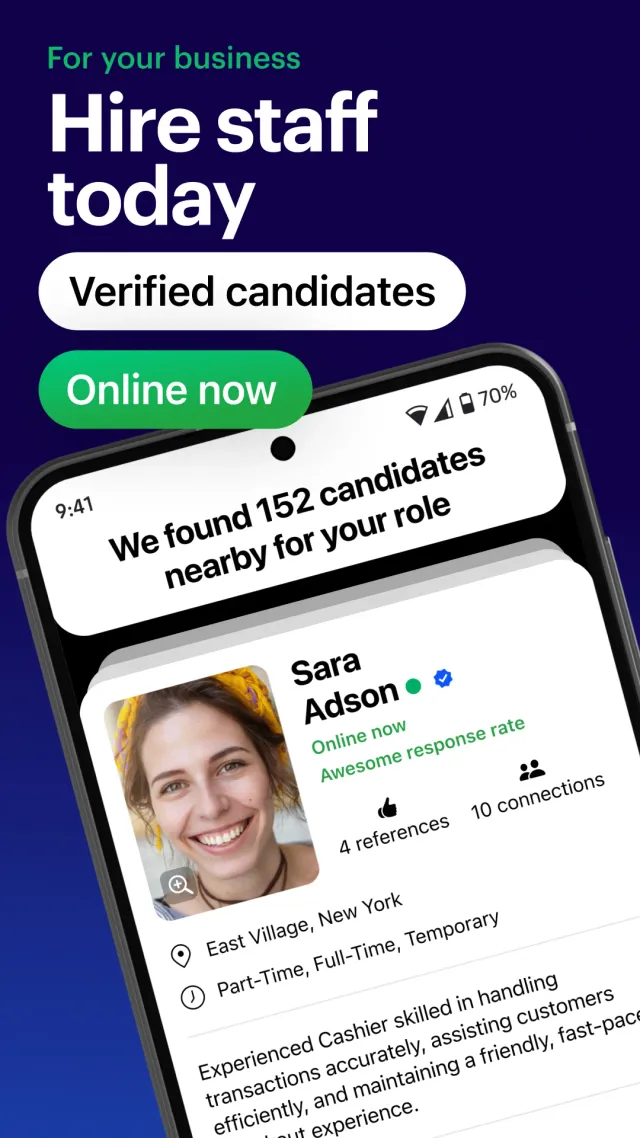 JOB TODAY: Hire & Find Jobs - Screen 4