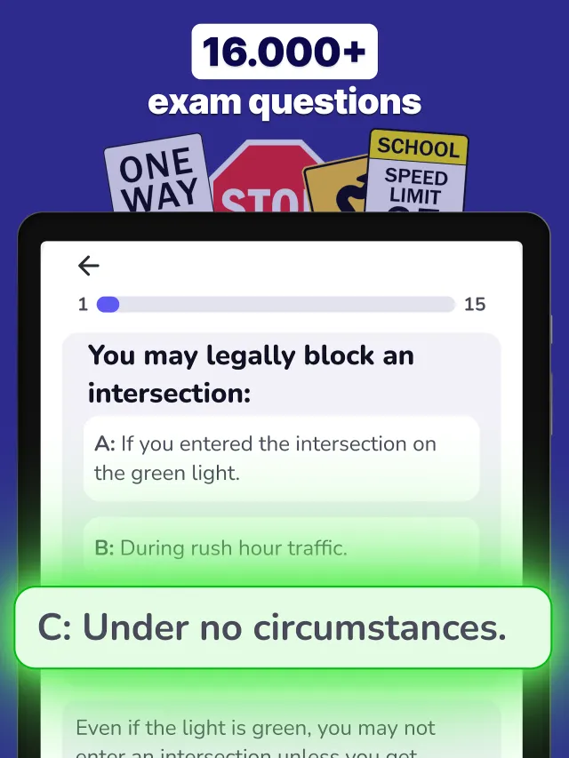 DMV Practice Test: Permit 2026 - Screen 7