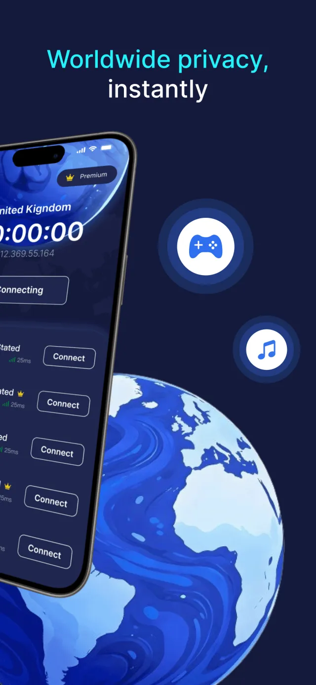Start  VPN - Screen 1