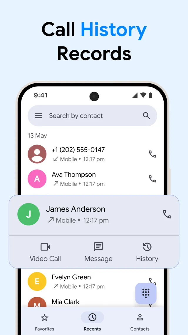 Contacts - Screen 1