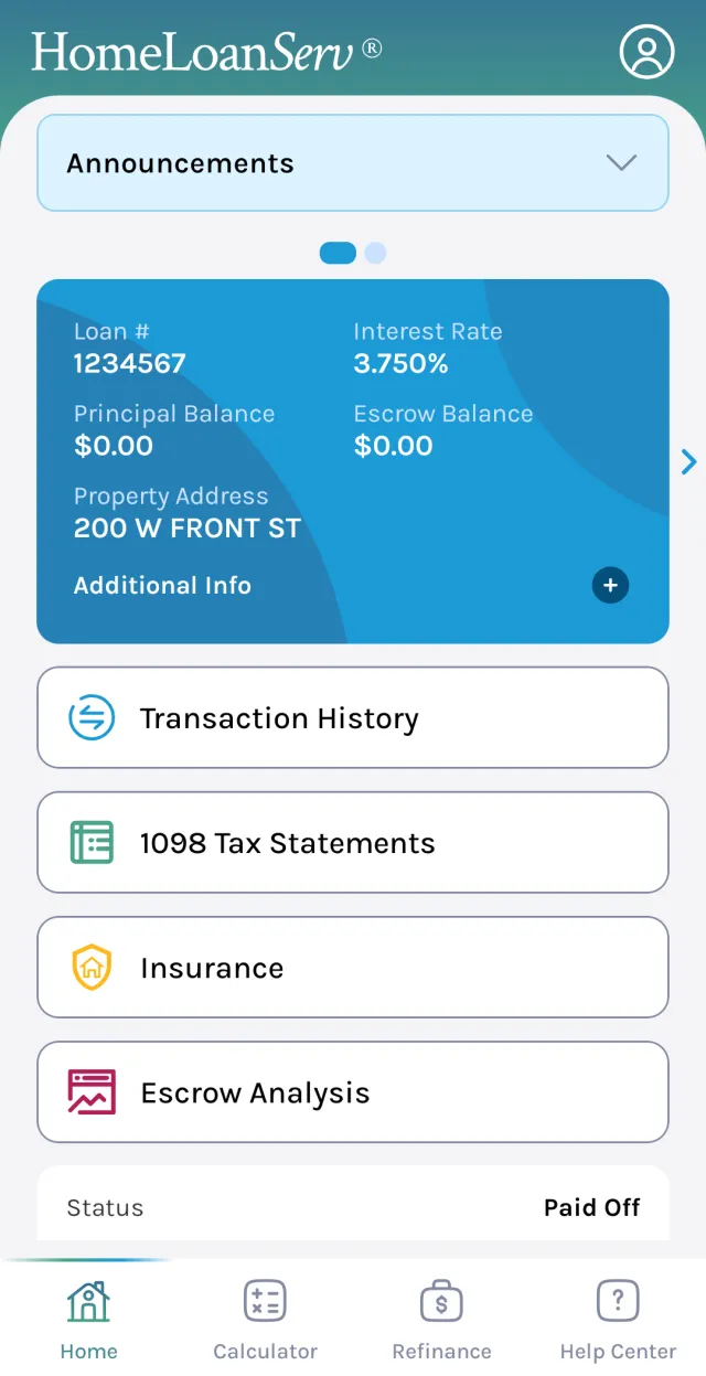 HomeLoanServ - Screen 4