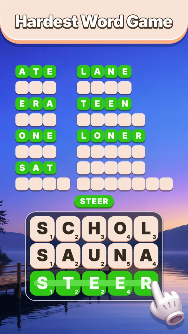 Word Tiles - Relaxing Puzzle - Screen 5