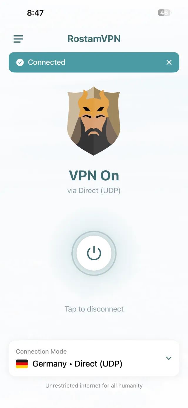 RostamVPN: Fast & Secure VPN - Screen 2