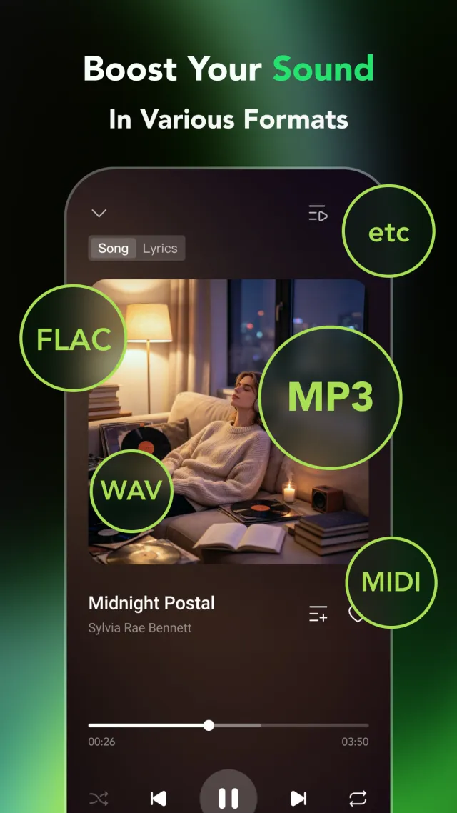Lilt - Offline Music Player - Screen 4
