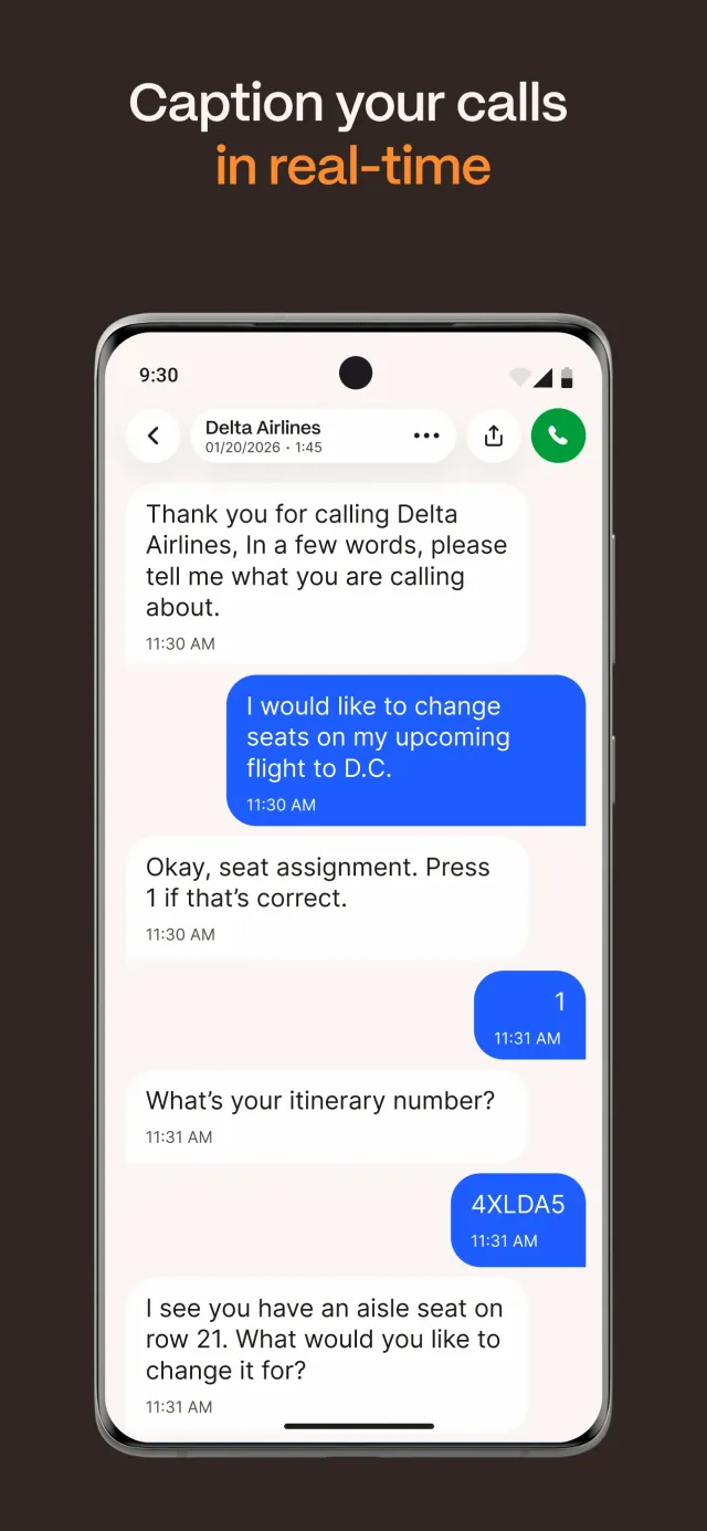 Rylo: Live Call Captions - Screen 2