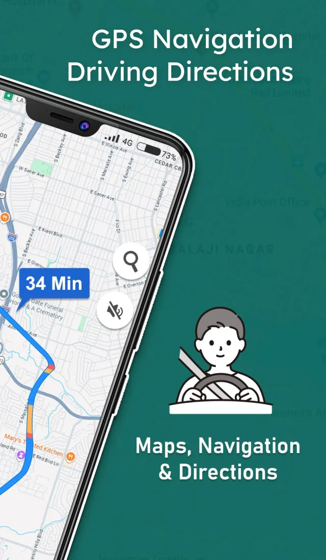 Maps, Navigation & Directions - Screen 2