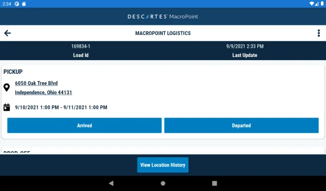 MacroPoint for Truckers - Screen 6