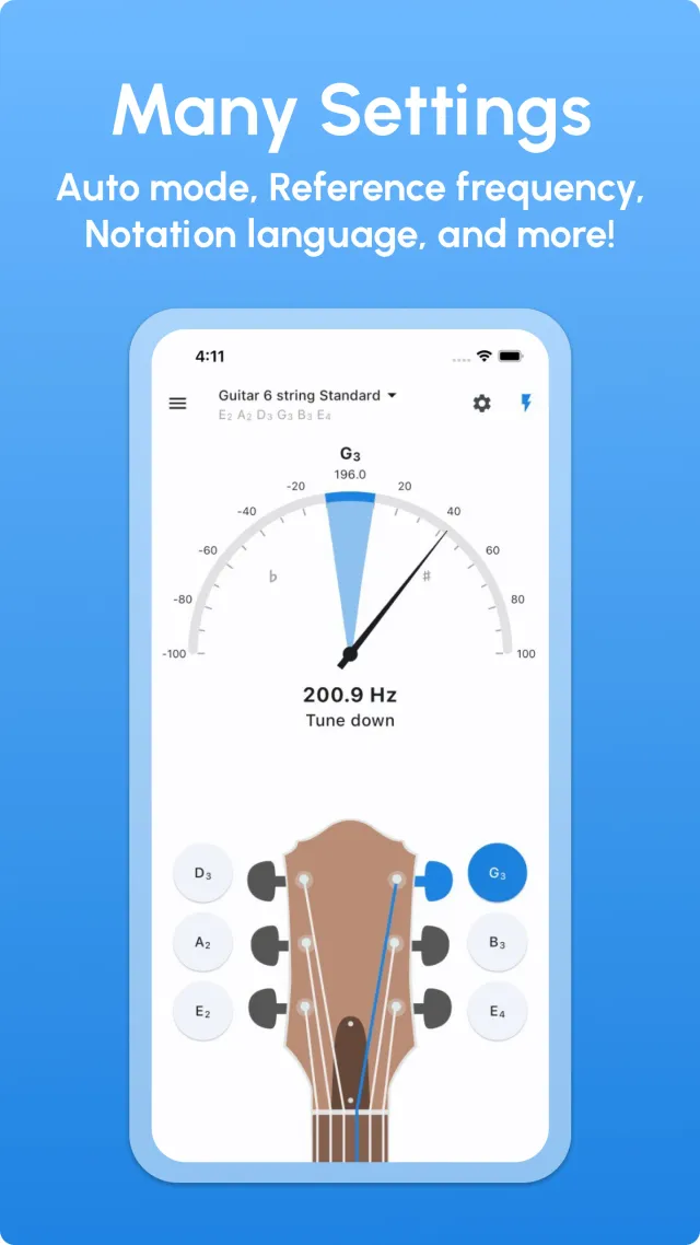 Guitar Tuner - LikeTones - Screen 4