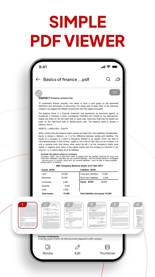PDF Reader & PDF File Edit - Screen 3