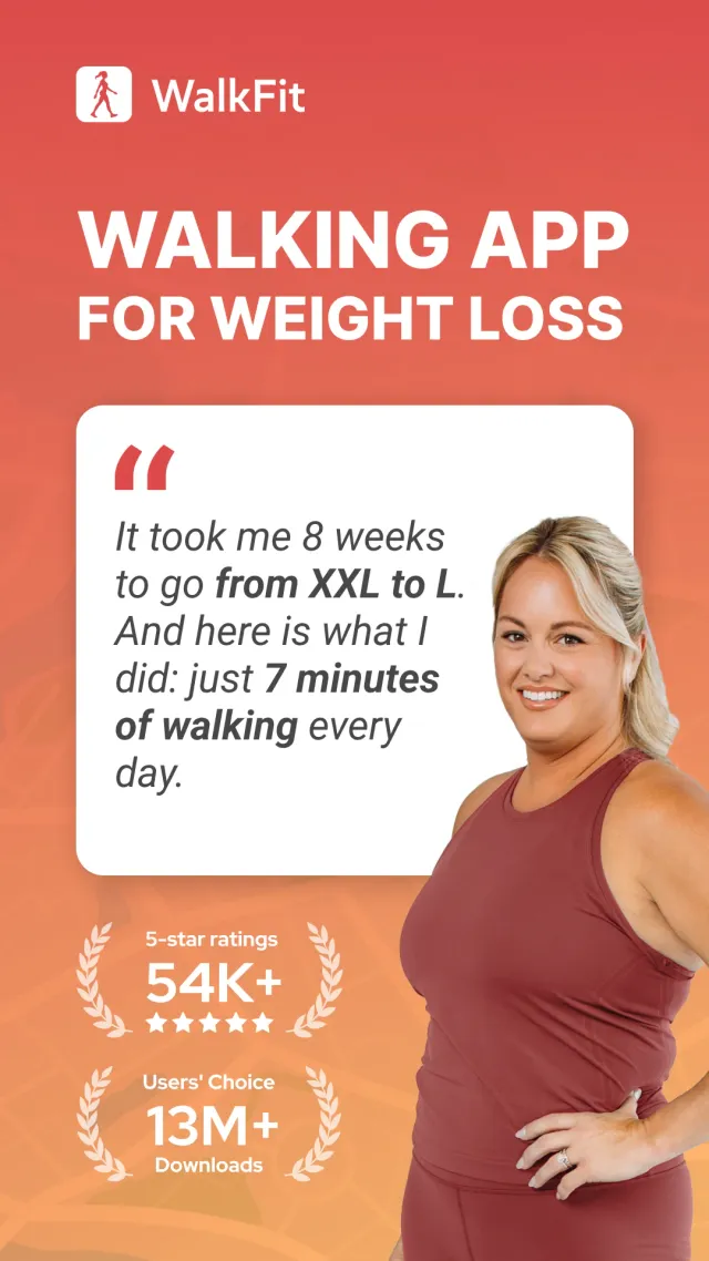 WalkFit: Steps & Walking App - Screen 1