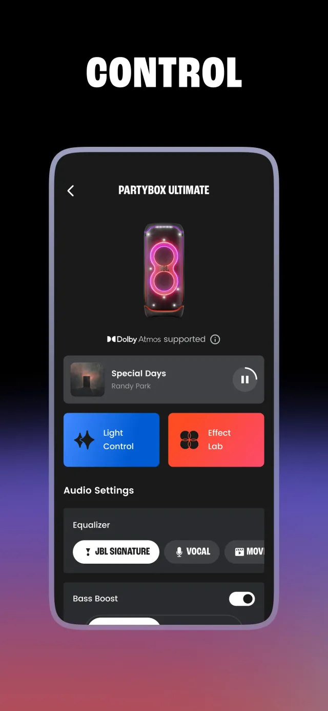 JBL One - Screen 3