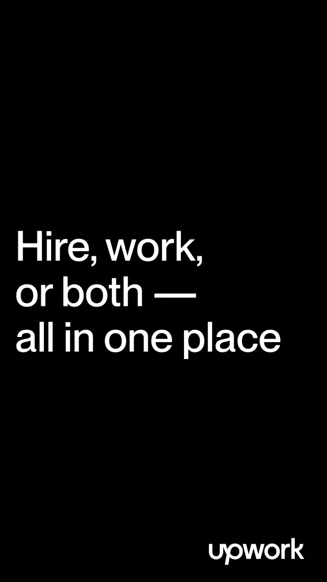 Upwork - Screen 1