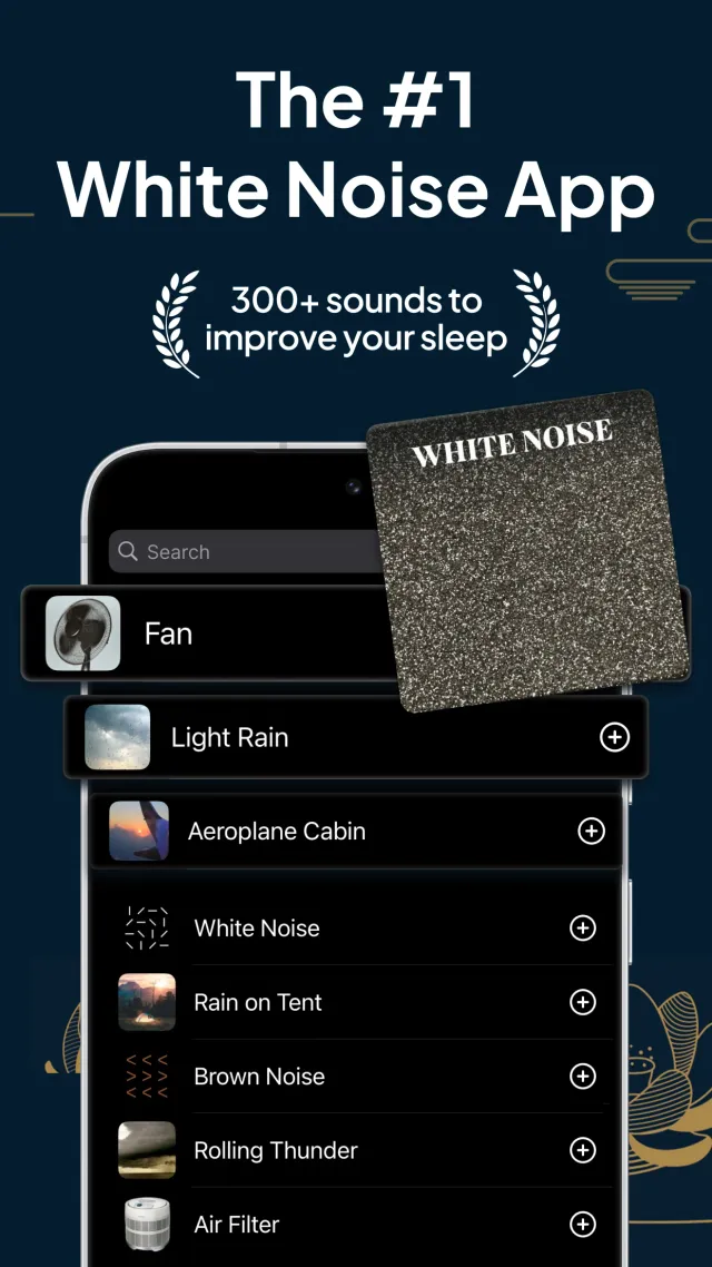 White Noise Deep Sleep Sounds - Screen 1