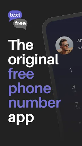 Text Free: Second Phone Number - Screen 1