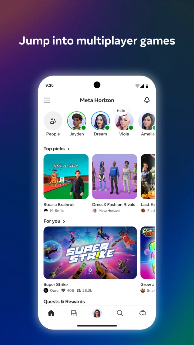 Meta Horizon - Screen 1