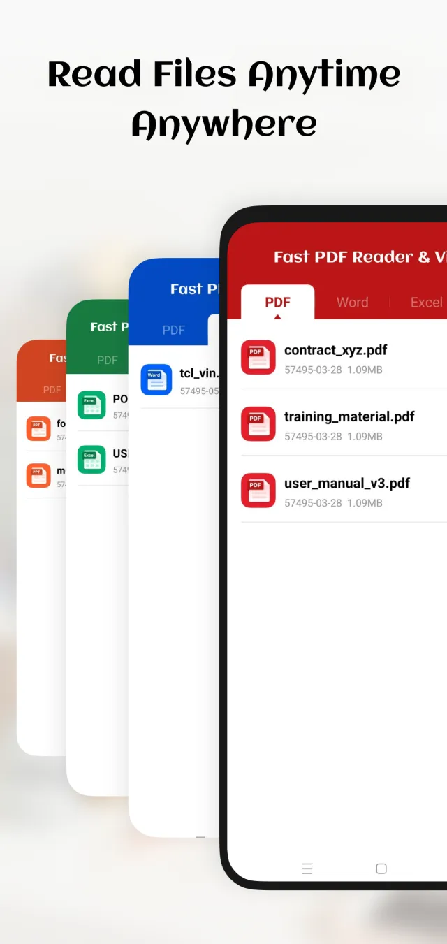 Fast PDF Reader & Viewer - Screen 1