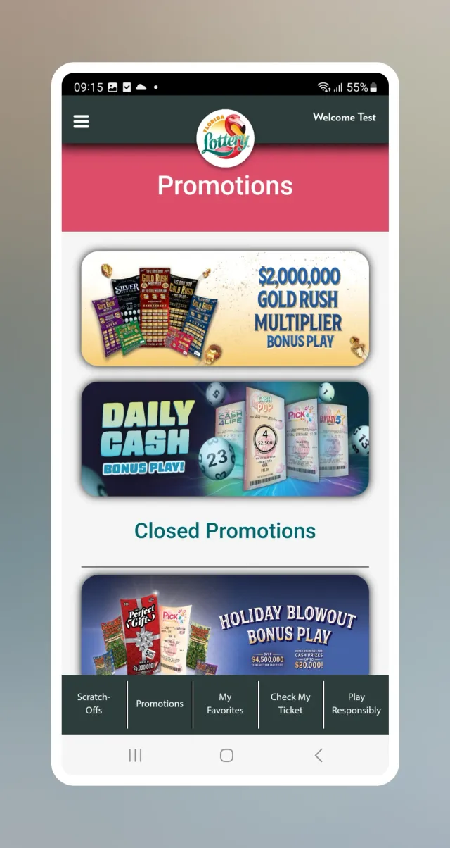 Florida Lottery - Screen 5
