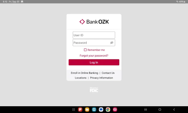 Bank OZK Mobile Banking - Screen 6