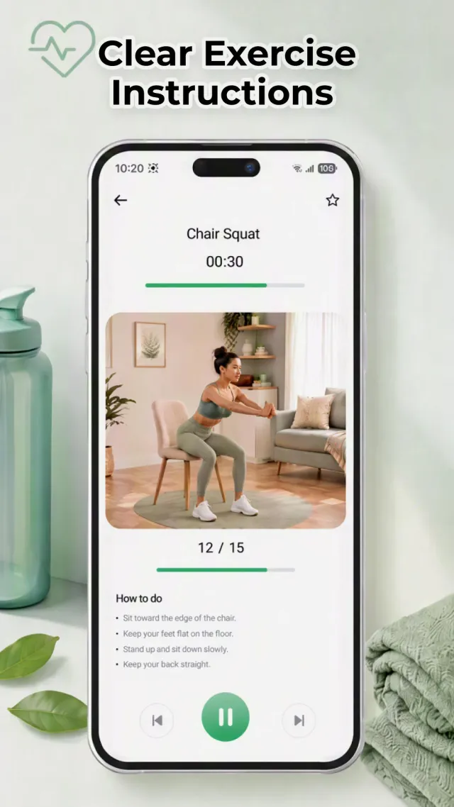 Chair Workout at Home - Screen 3