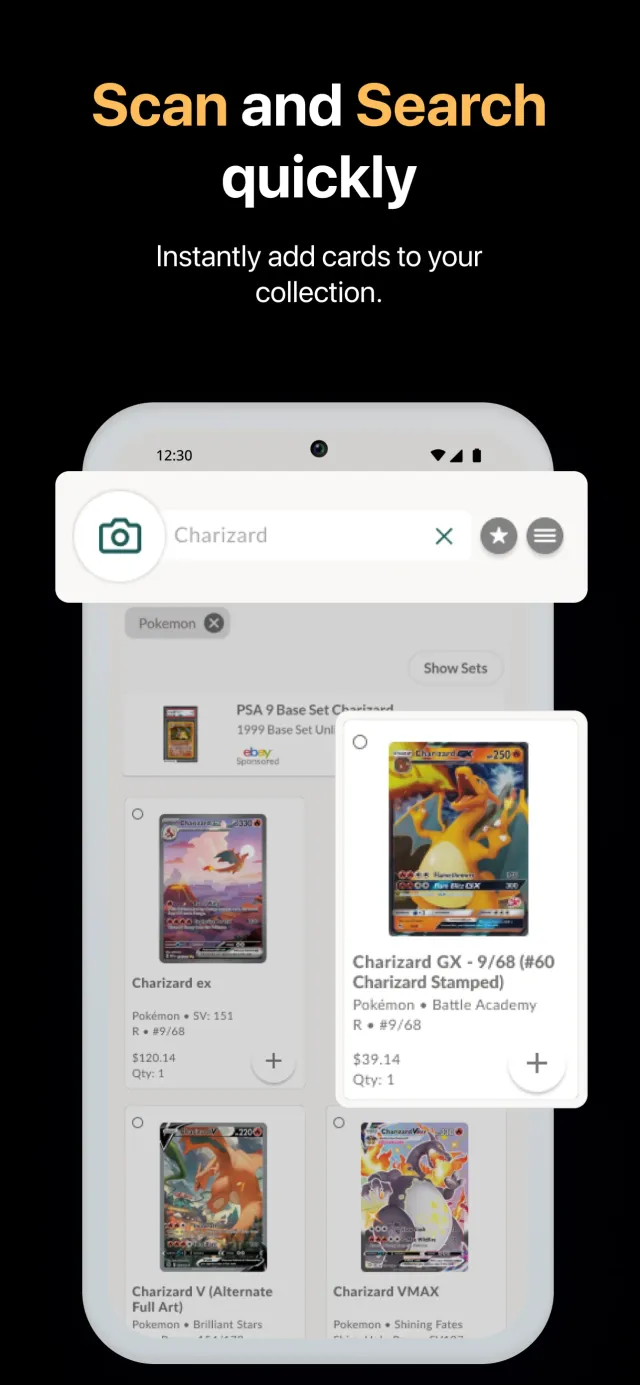 Collectr - TCG Collector App - Screen 1